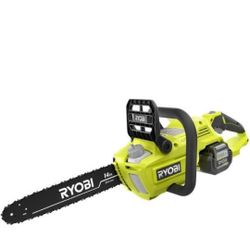 RYOBI 40V Brushless 14 in. Cordless Battery Chainsaw with 4.0 Ah Battery and Charger