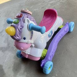 Unicorn Ride-On Toy