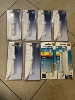 8 Halogen bulbs