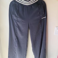 Adidas Track Pants Vintage Style Navy Joggers