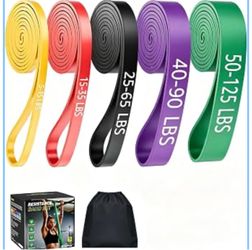 Resistance Bands for Working Out: 5-Levels Exercise Bands Set