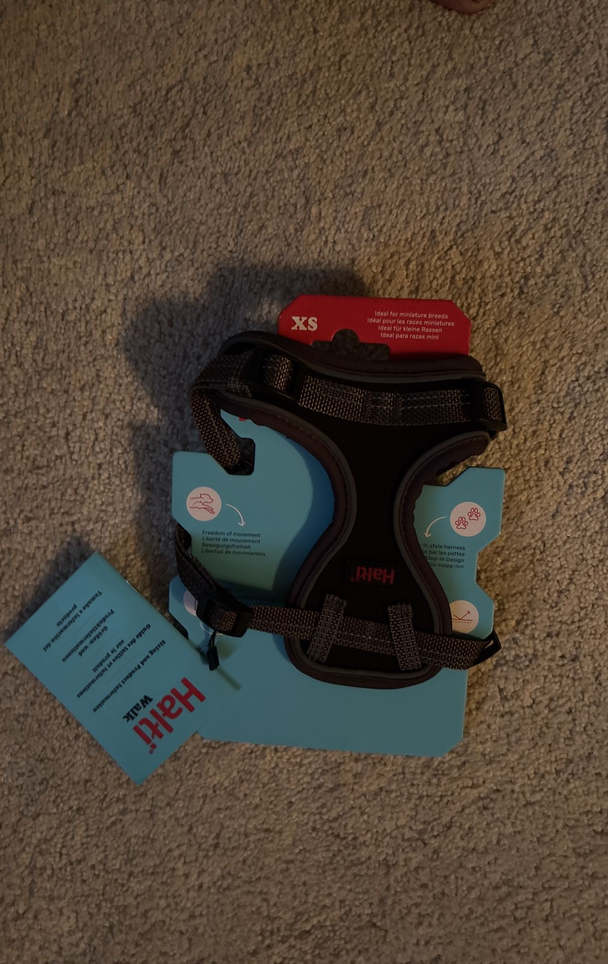 Puppy harness Grey BRAND NEW