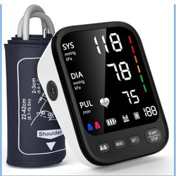 Blood Pressure Machine, Automatic Upper Arm Blood Pressure Monitor 