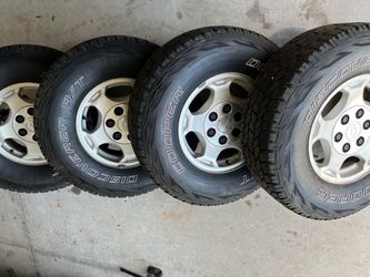 265/75/16 Chevrolet wheels