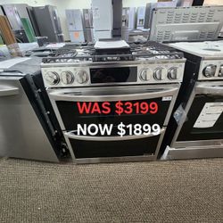 6.9 Cu. Ft. Smart Slide In Gas Range With Probake And Instaview 