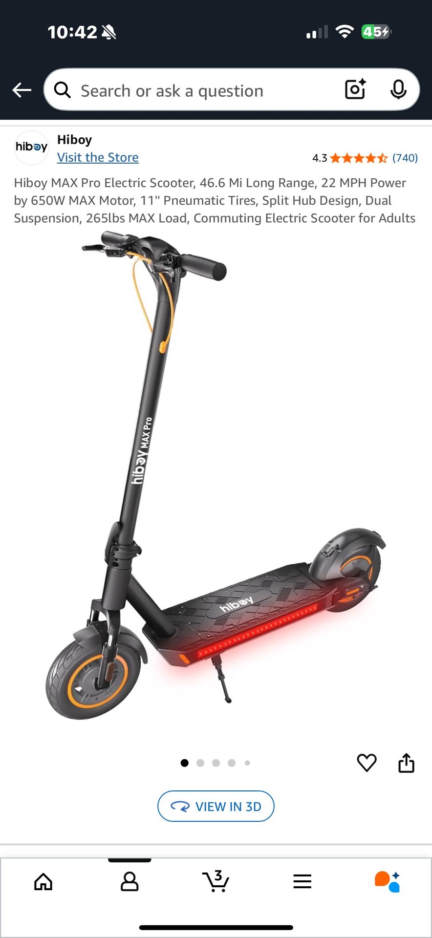 Hiboy Max Pro Electric scooter