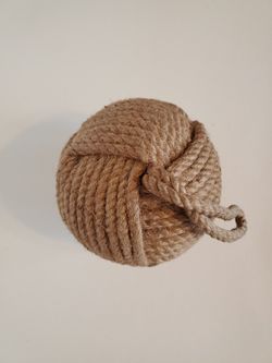 5" Monkey Fist Nautical Doorstop Rope Sailor Knot - NWOT'S