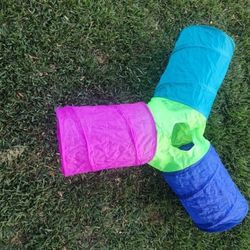 Triple Tunnel Cat Toy, See 2 Pics, New