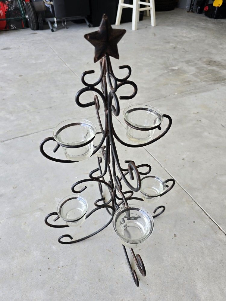 Christmas Tree Candle Holder