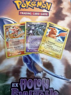 Ex Holon Phantoms Gold Stars Pikachu Gyarados Mewtwo