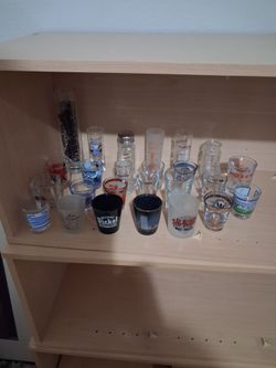Lot of 25 shot glasses