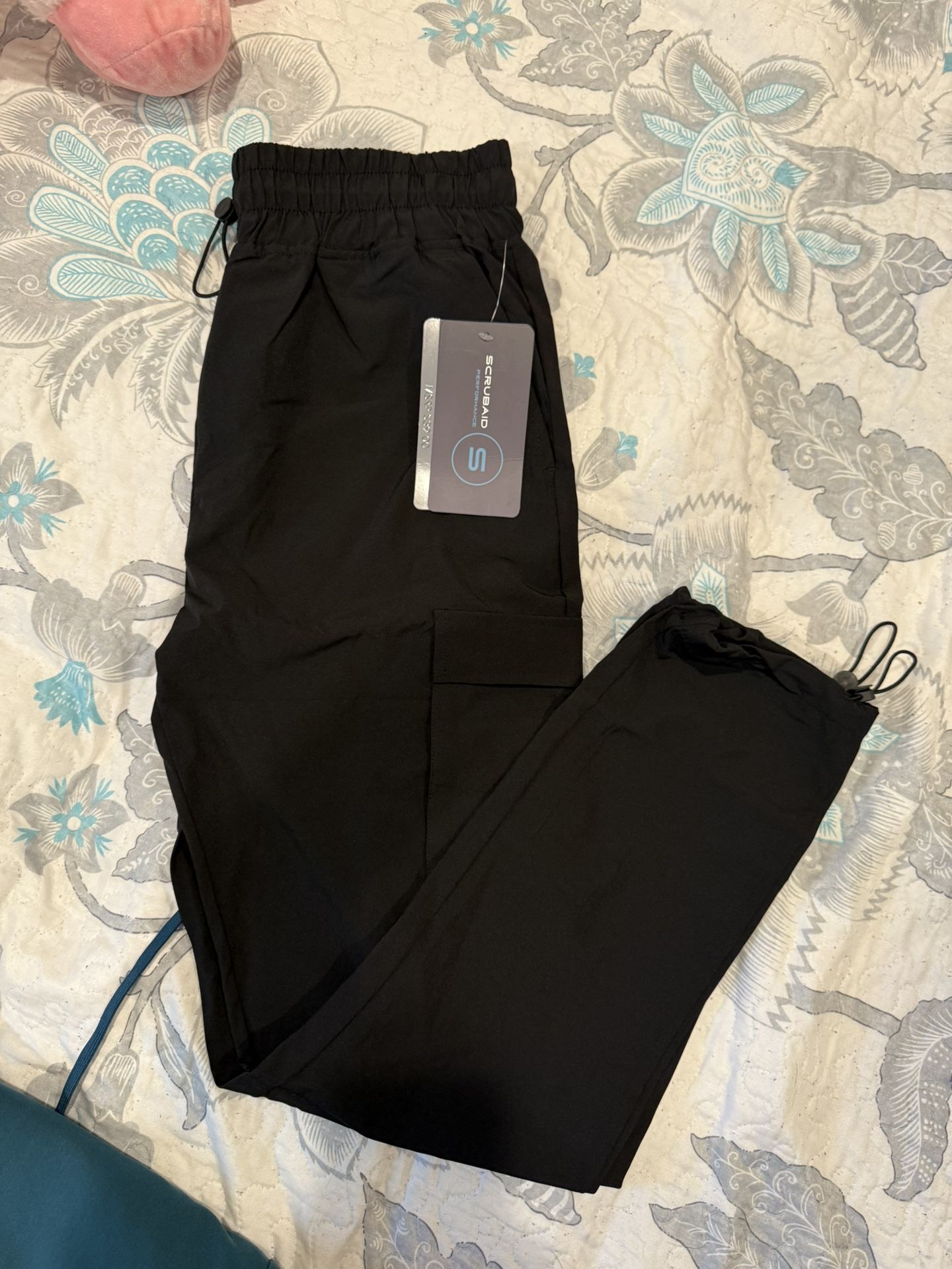 Black Jogger Scrub Pants MEDIUM
