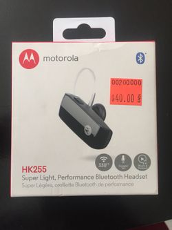 Motorola Bluetooth Headset $40