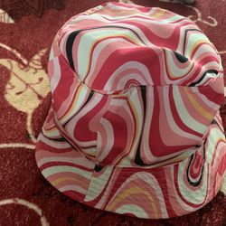Pink Swirl Fun Bucket Hat