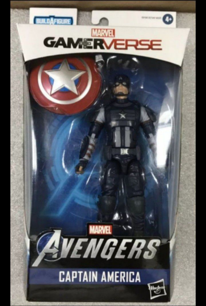 Marvel Legends Gamerverse Avengers Captain America Collectible Action Figure Toy from Abomination Build a Figure Wave