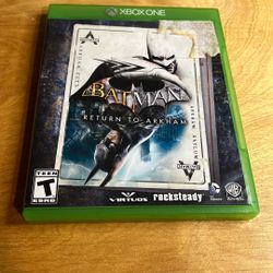 Xbox One -  Batman Return To Arkham