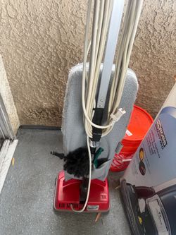 Upright Vacuum Cleaner Red like new