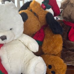 Stuffed animals Christmas