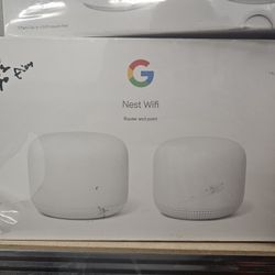 Google Nest WiFi Router And Point 
