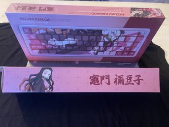 Professional Gaming Keycap And Mousepad Nezuko Kamado, Kit