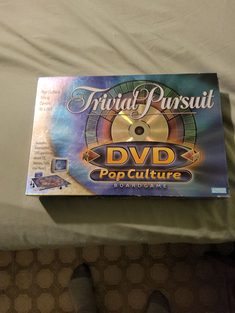 TRIVIA PURSUIT DVD POP CULTURE BOARD GAME