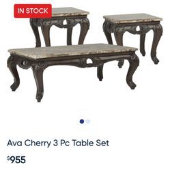 Gorgeous New Rooms To Go Marble Top Coffee Table Set