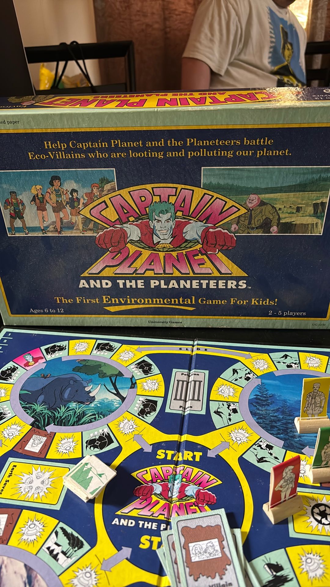 Vintage Captain Planet Board Game 