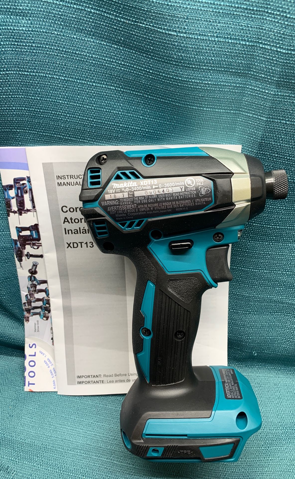 Makita XDT13 18V Brushless Cordless Impact Driver (Bare tool )