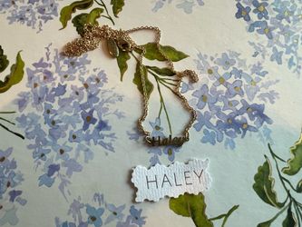 “Haley” gold plated necklace