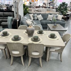 DINNING SET W 6 CHAIRS