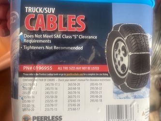 Peerless Truck/SUV Snow Tire Cables