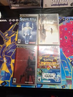 Psp games and Nintendo switch games