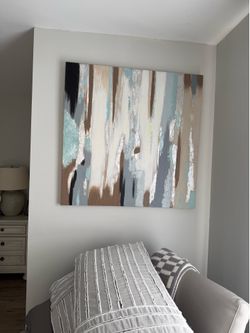 2 Canvas Pictures Modern Art