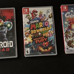 Nintendo Switch Games (Priced Below) Tested**