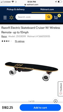 Razor electric skateboard