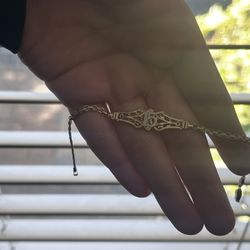 Quinceañera 10k Gold Bracelet