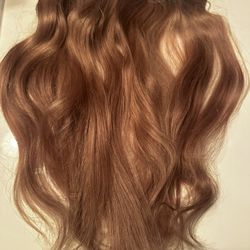 #5H Human Hair Halo Extension 16”