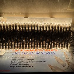 NEW Clear Christmas Lights