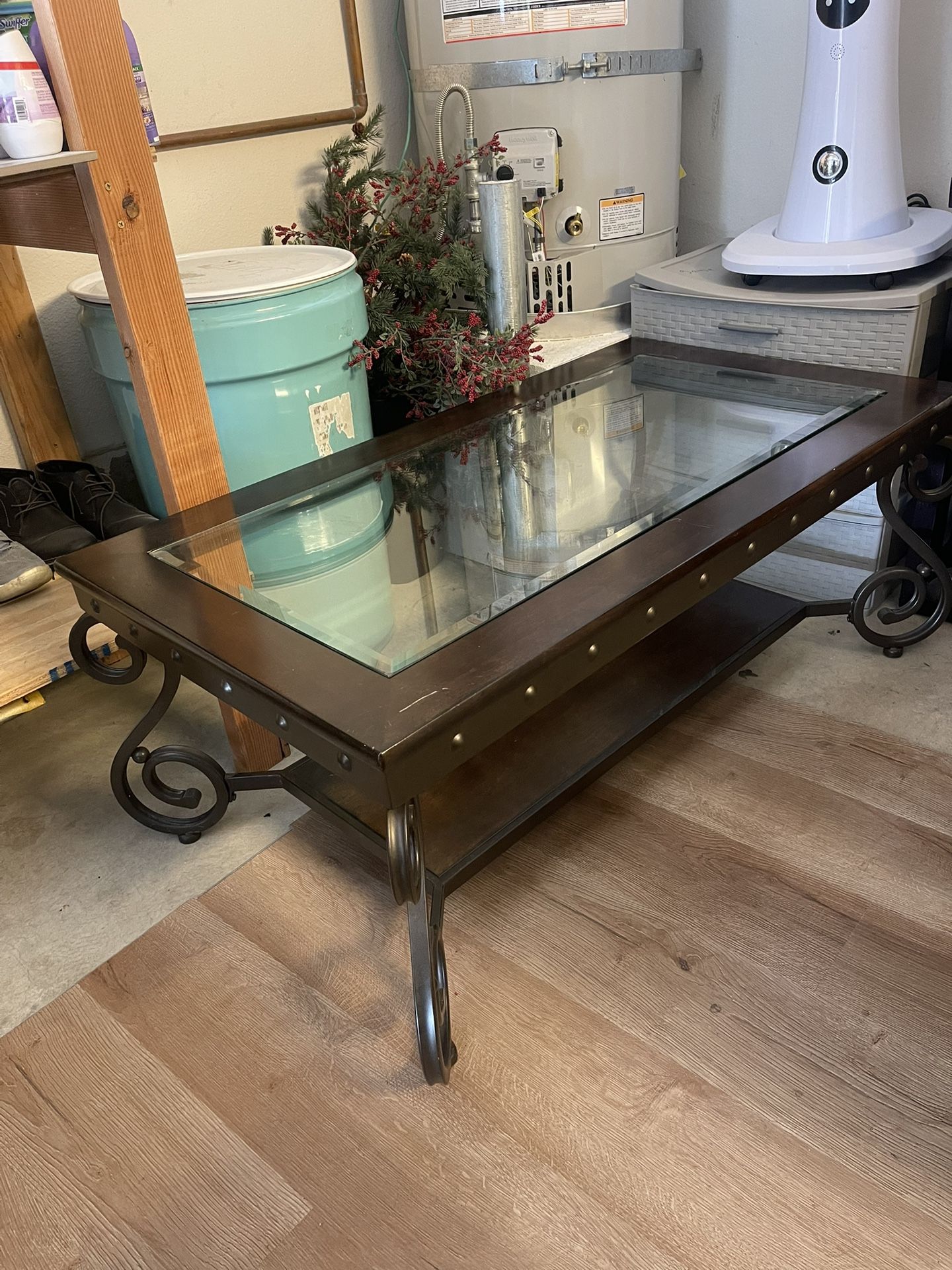 Wood Coffee Table COMBO w/ 2 End Tables