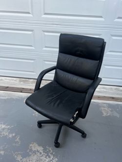 Leather office chair