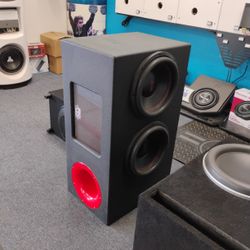 Custom Enclosure For A Big Set Of 12s 