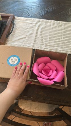 Pink Paper Flower