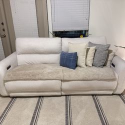 Two Recliner Sofas