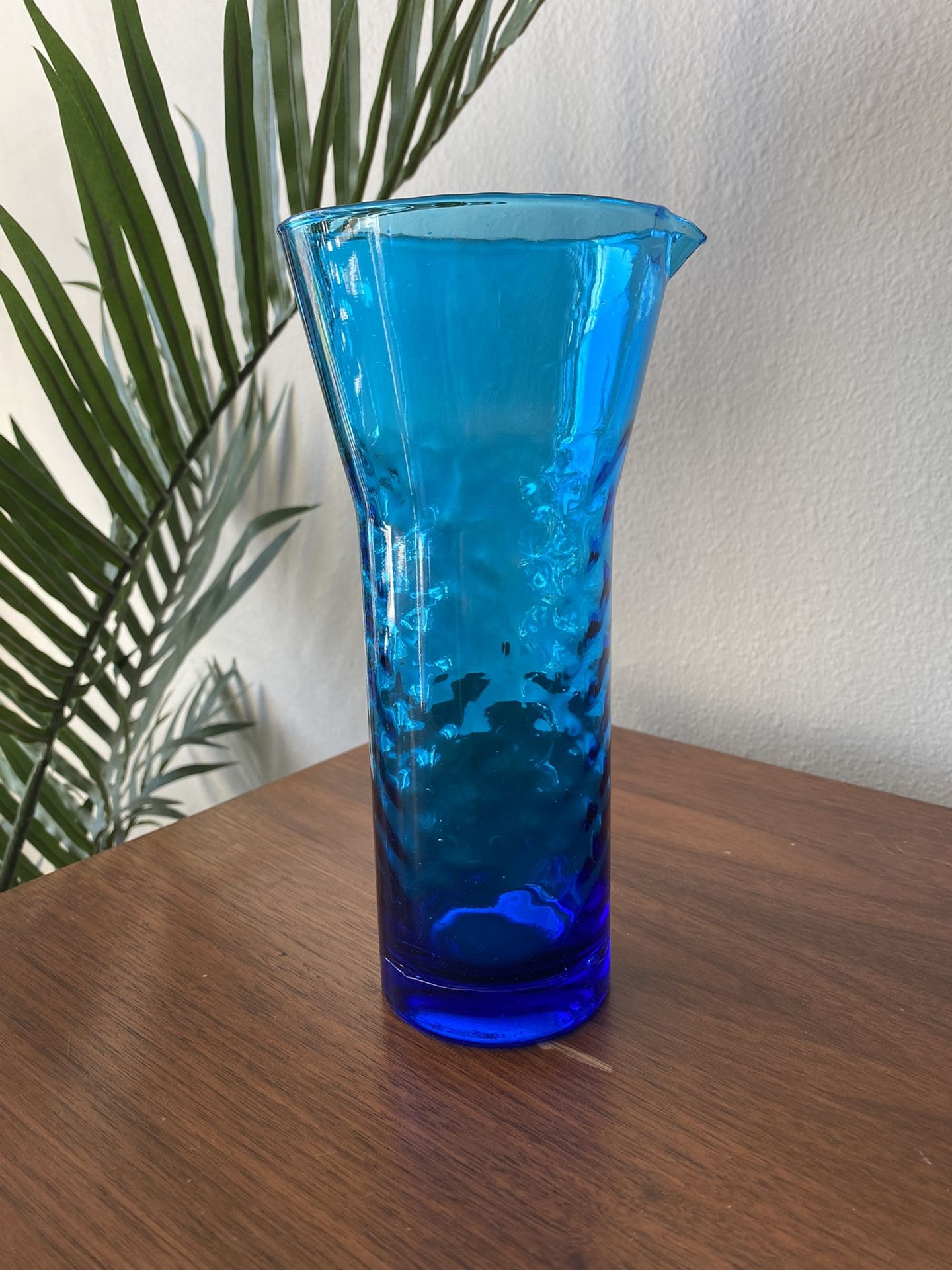 Vintage Cobalt Cocktail Pitcher 