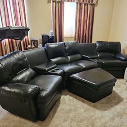 Black Recliner Couch