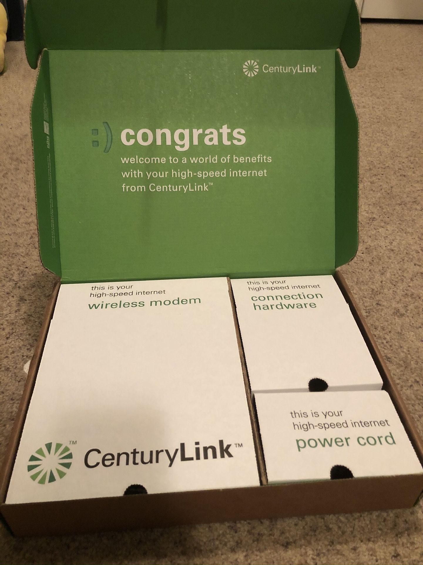 Century Link wireless modem Zyxel C1000Z