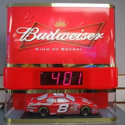 Dale Earnhardt Neon Car Clock 18x18