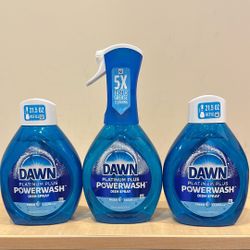 New larger size 21.5 oz Dawn dish spray set