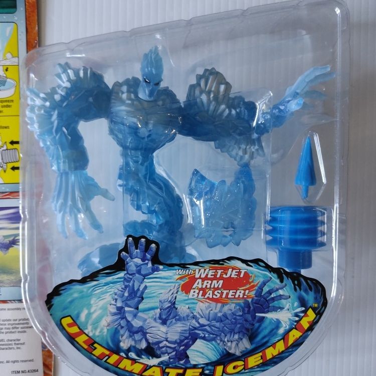 Vintage Toy Biz X-Men Water Wars Ultimate Iceman Action