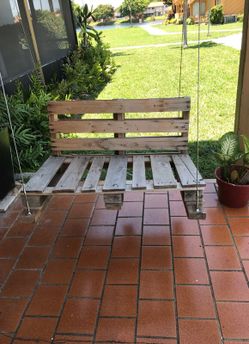 Home built patio furniture and swings